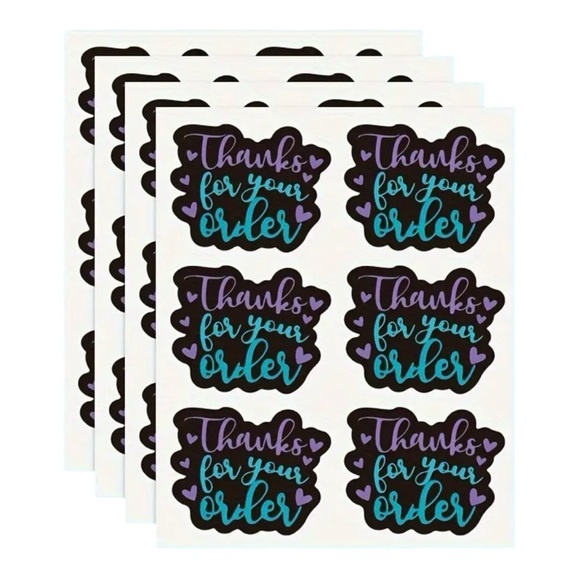 60PCS Thank You Stickers for Small Business NEW - Picture 2 of 11